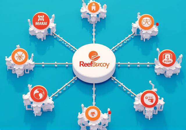 Diagram showing ReefBridge connecting to various online travel agencies