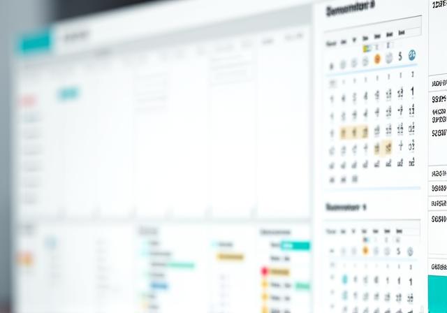 Screenshot of the ReefBridge PMS dashboard calendar